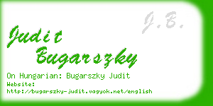 judit bugarszky business card